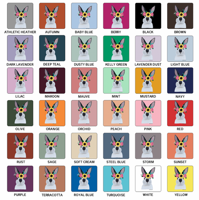 Rabbit Flower Crown T-Shirt (XS-4XL) - Multiple Colors!h