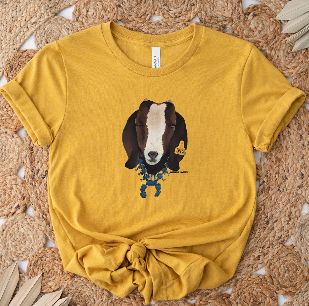 Dark Goat Squash Blossom T-Shirt (XS-4XL) - Multiple Colors!