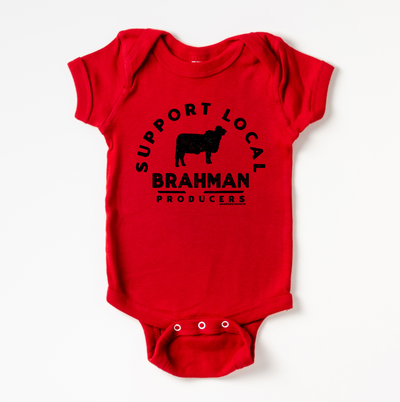 Support Local Brahman Producers One Piece/T-Shirt (Newborn - Youth XL) - Multiple Colors!