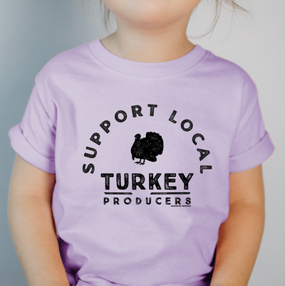 Support Local Turkey Producers One Piece/T-Shirt (Newborn - Youth XL) - Multiple Colors!