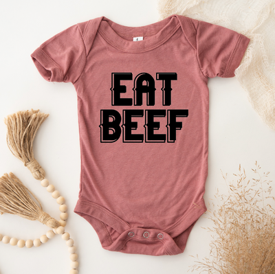Eat Beef One Piece/T-Shirt (Newborn - Youth XL) - Multiple Colors!