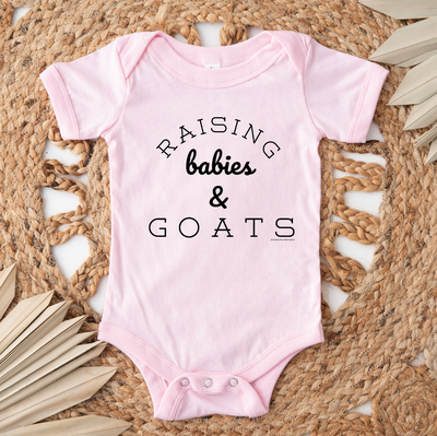 Raising Babies & Goats One Piece/T-Shirt (Newborn - Youth XL) - Multiple Colors!