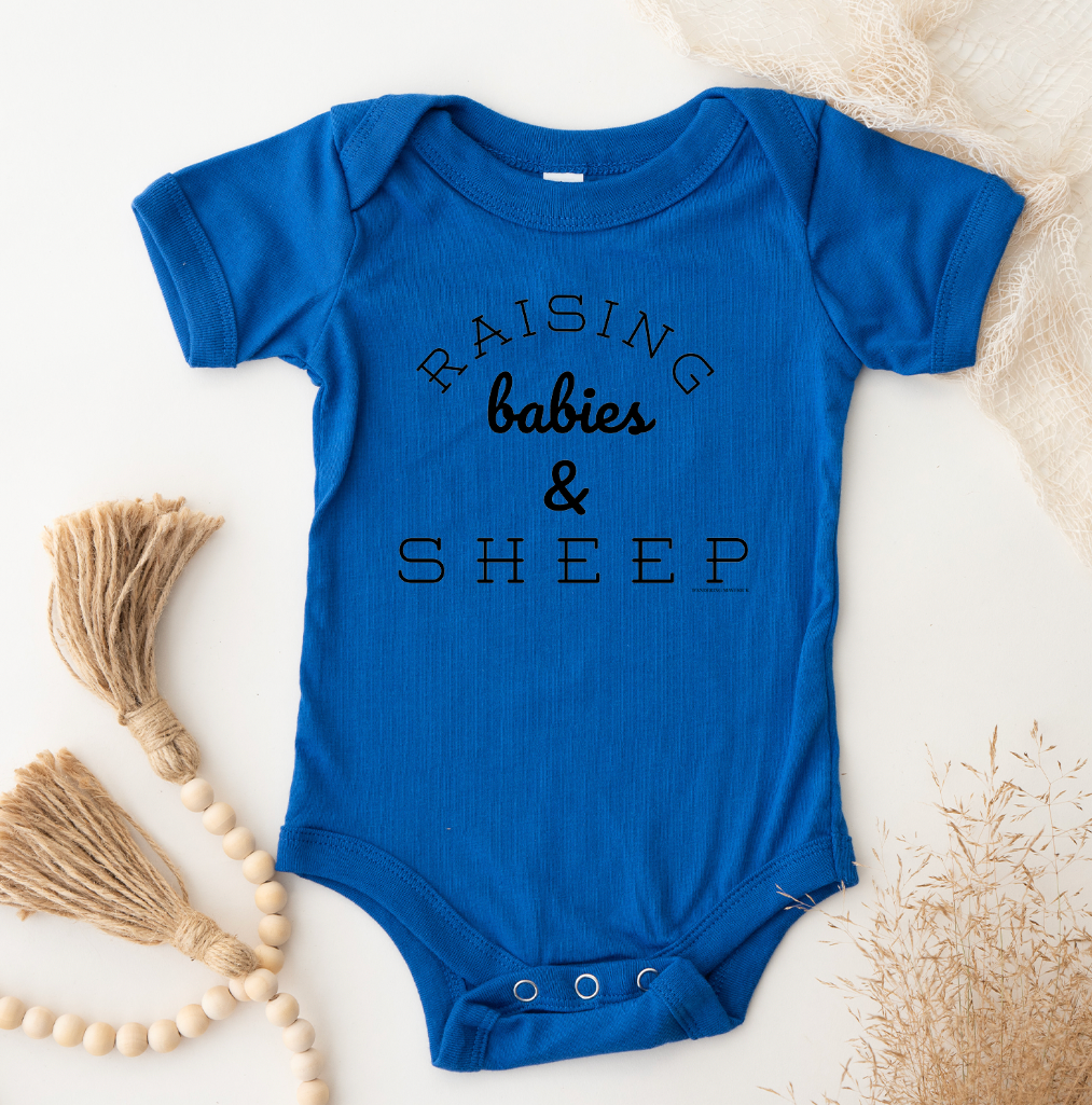Raising Babies & Sheep One Piece/T-Shirt (Newborn - Youth XL) - Multiple Colors!