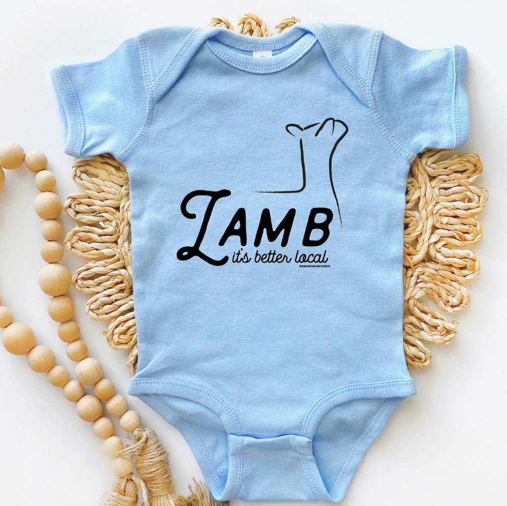 Lamb It's Better Local One Piece/T-Shirt (Newborn - Youth XL) - Multiple Colors!