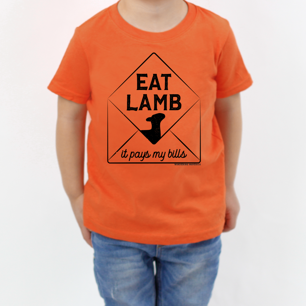 Lamb Pays My Bills One Piece/T-Shirt (Newborn - Youth XL) - Multiple Colors!