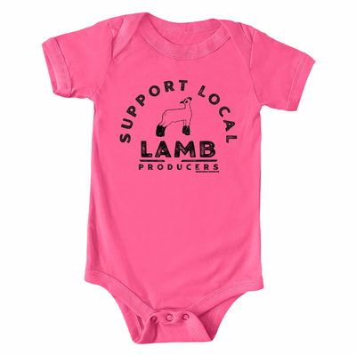 Support Local Lamb Producers One Piece/T-Shirt (Newborn - Youth XL) - Multiple Colors!