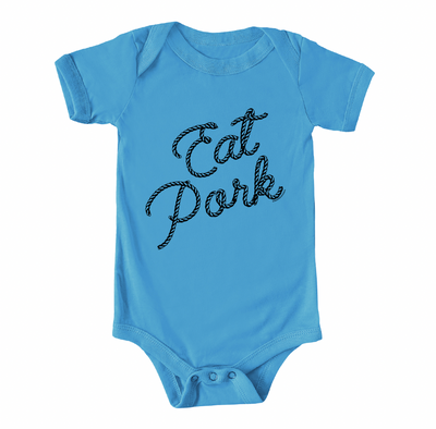 Rope Eat Pork One Piece/T-Shirt (Newborn - Youth XL) - Multiple Colors!