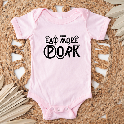 Branded Eat More Pork One Piece/T-Shirt (Newborn - Youth XL) - Multiple Colors!