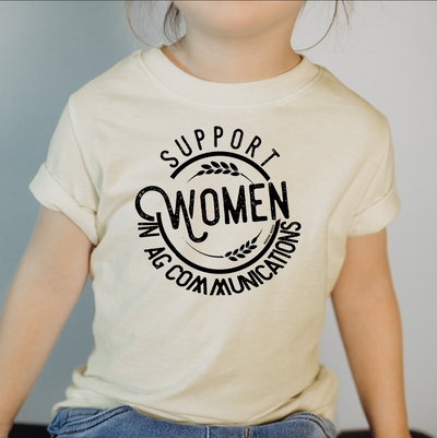 Support Women In Ag Communications One Piece/T-Shirt (Newborn - Youth XL) - Multiple Colors!