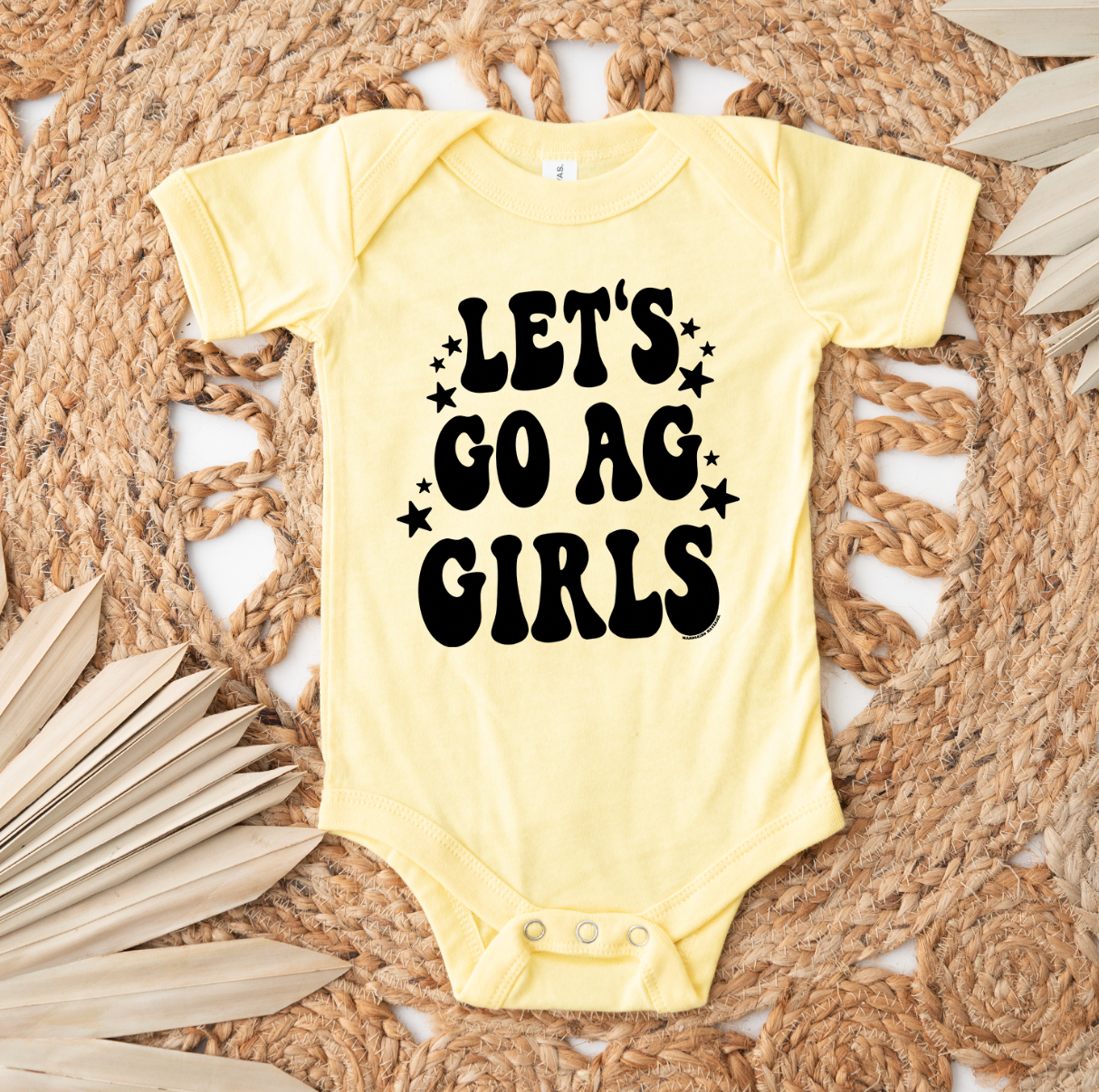 Let's Go Ag Girls One Piece/T-Shirt (Newborn - Youth XL) - Multiple Colors!