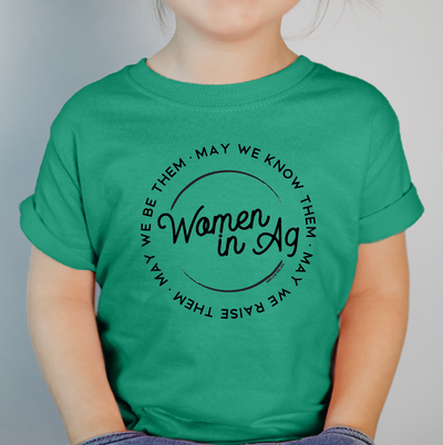 Women In Ag Circle One Piece/T-Shirt (Newborn - Youth XL) - Multiple Colors!