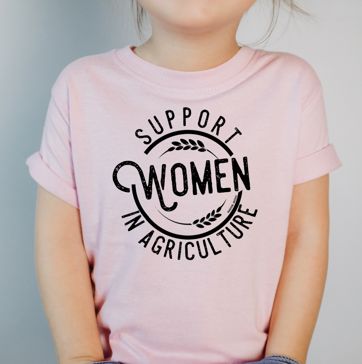 Support Women In Agriculture One Piece/T-Shirt (Newborn - Youth XL) - Multiple Colors!
