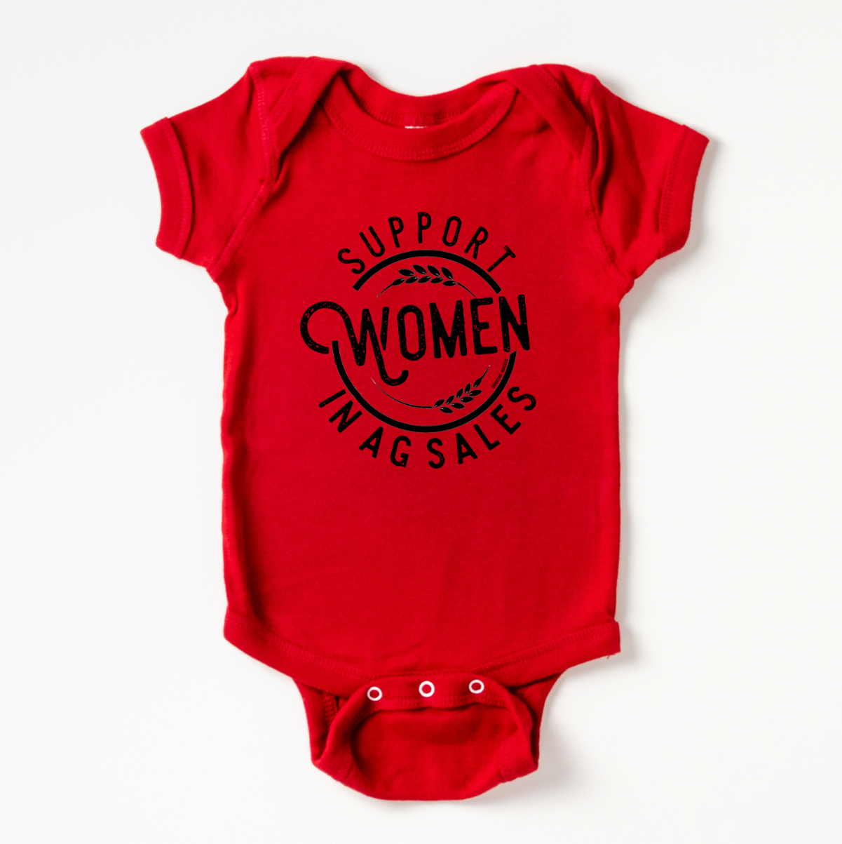 Support Women In Ag Sales One Piece/T-Shirt (Newborn - Youth XL) - Multiple Colors!