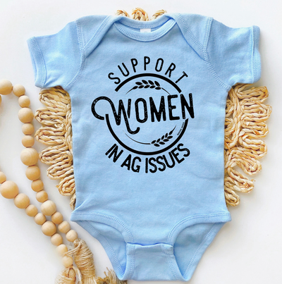 Support Women In Ag Issues One Piece/T-Shirt (Newborn - Youth XL) - Multiple Colors!