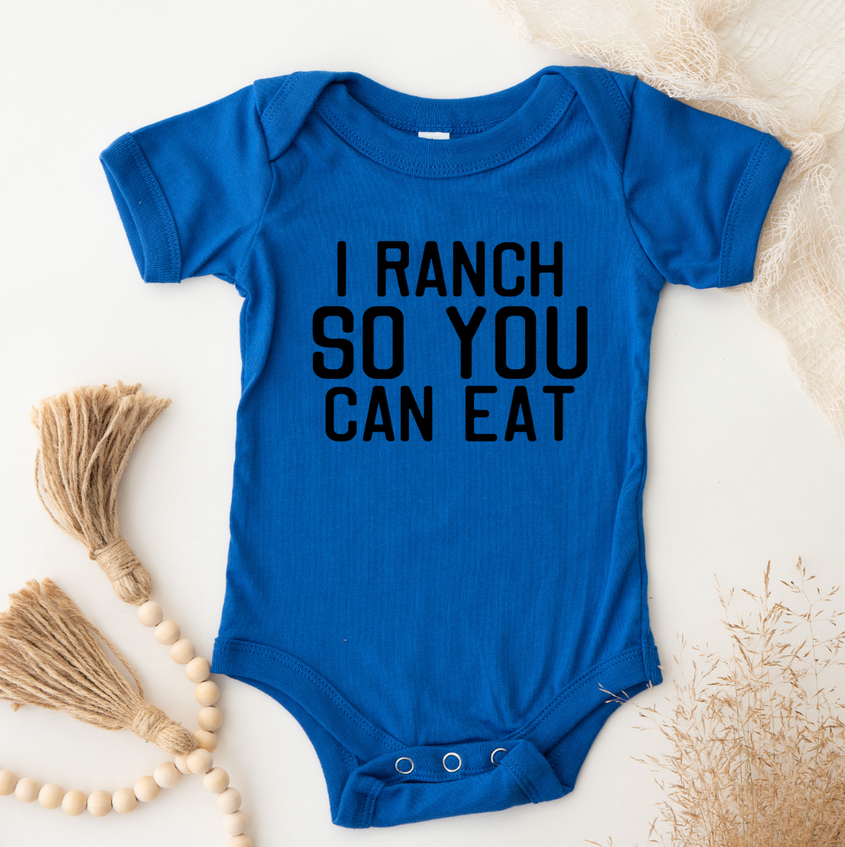 I Ranch So You Can Eat One Piece/T-Shirt (Newborn - Youth XL) - Multiple Colors!
