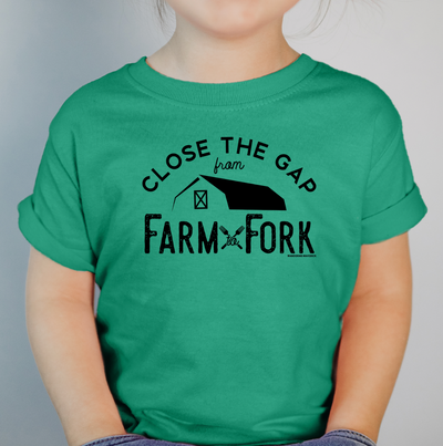 Close The Gap From Farm To Fork One Piece/T-Shirt (Newborn - Youth XL) - Multiple Colors!