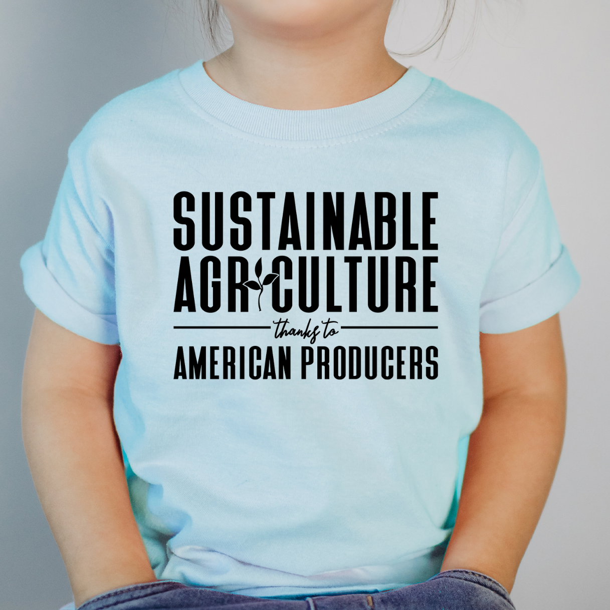 Sustainable Agriculture Thanks To American Producers One Piece/T-Shirt (Newborn - Youth XL) - Multiple Colors!