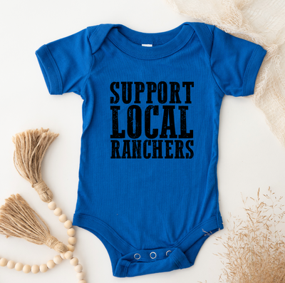 Support Local Ranchers One Piece/T-Shirt (Newborn - Youth XL) - Multiple Colors!