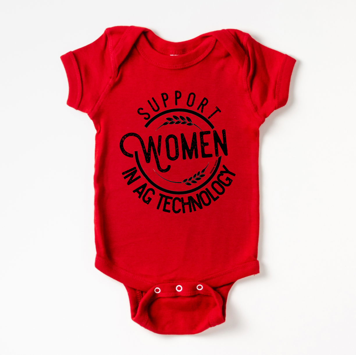 Support Women In Ag Technology One Piece/T-Shirt (Newborn - Youth XL) - Multiple Colors!