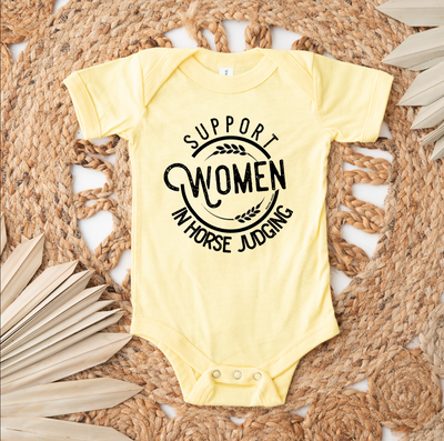 Support Women In Horse Judging One Piece/T-Shirt (Newborn - Youth XL) - Multiple Colors!