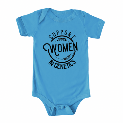 Support Women In Genetics One Piece/T-Shirt (Newborn - Youth XL) - Multiple Colors!
