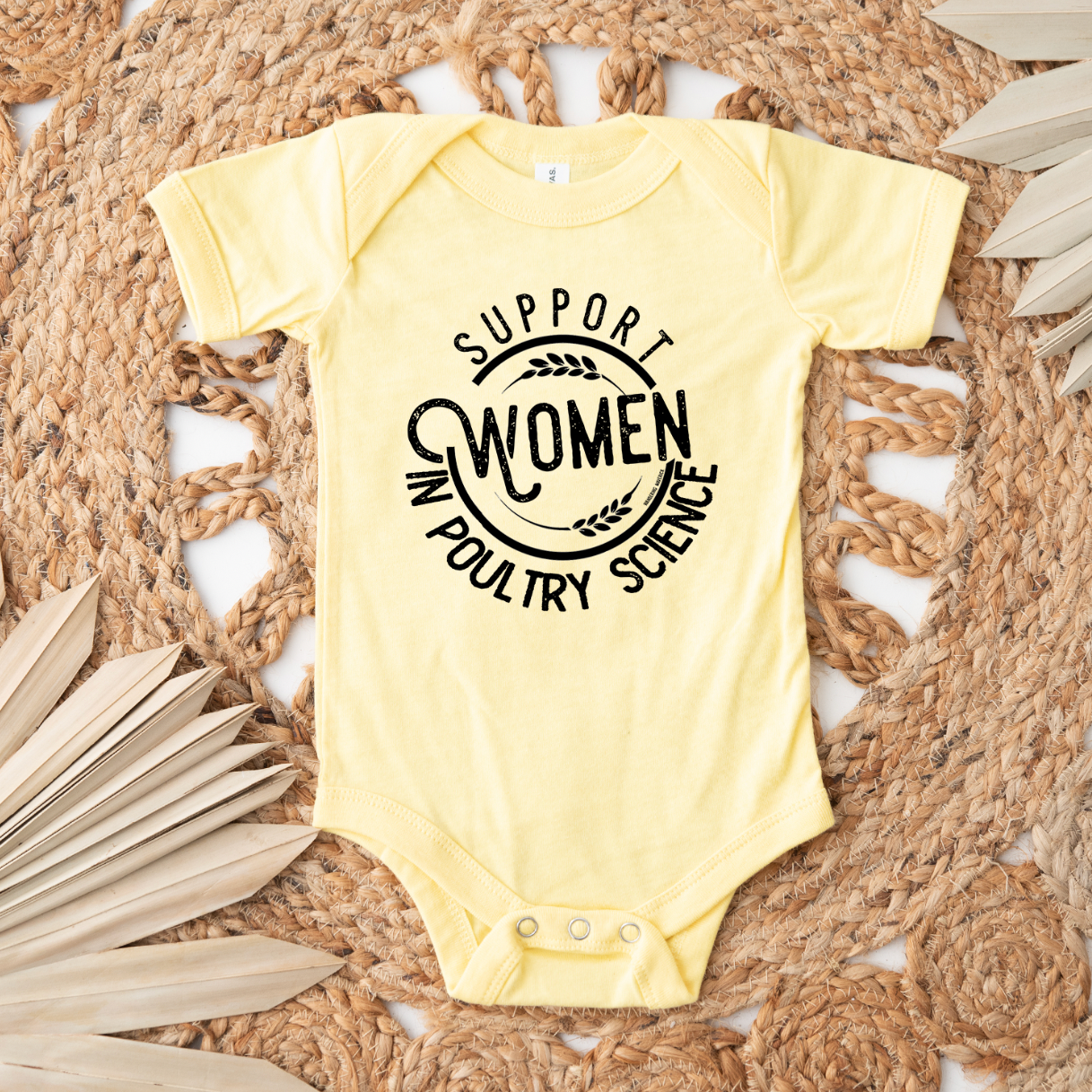 Support Women In Poultry Science One Piece/T-Shirt (Newborn - Youth XL) - Multiple Colors!