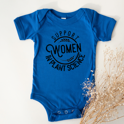 Support Women In Plant Science One Piece/T-Shirt (Newborn - Youth XL) - Multiple Colors!