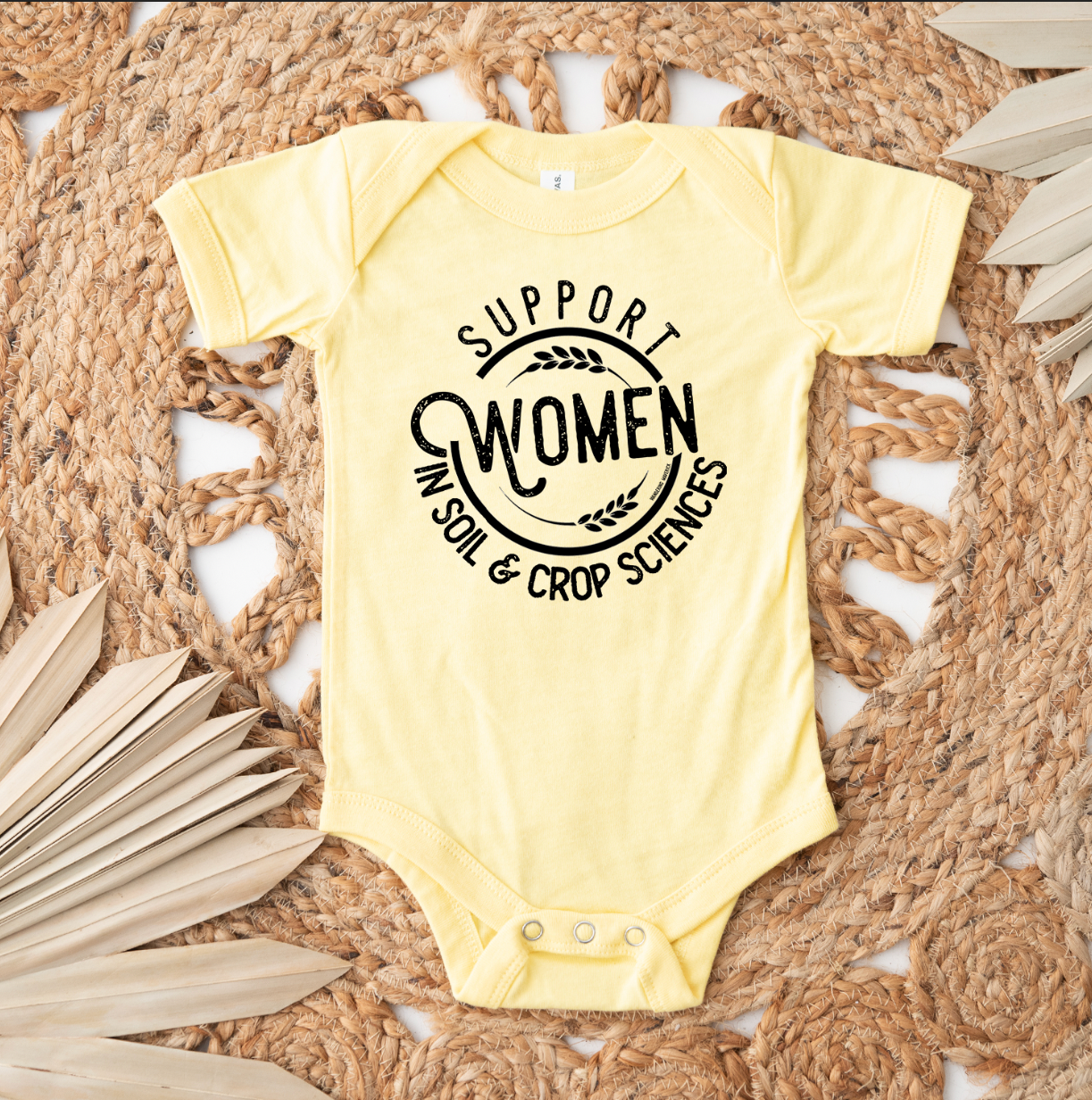 Support Women In Soil & Crop Sciences One Piece/T-Shirt (Newborn - Youth XL) - Multiple Colors!