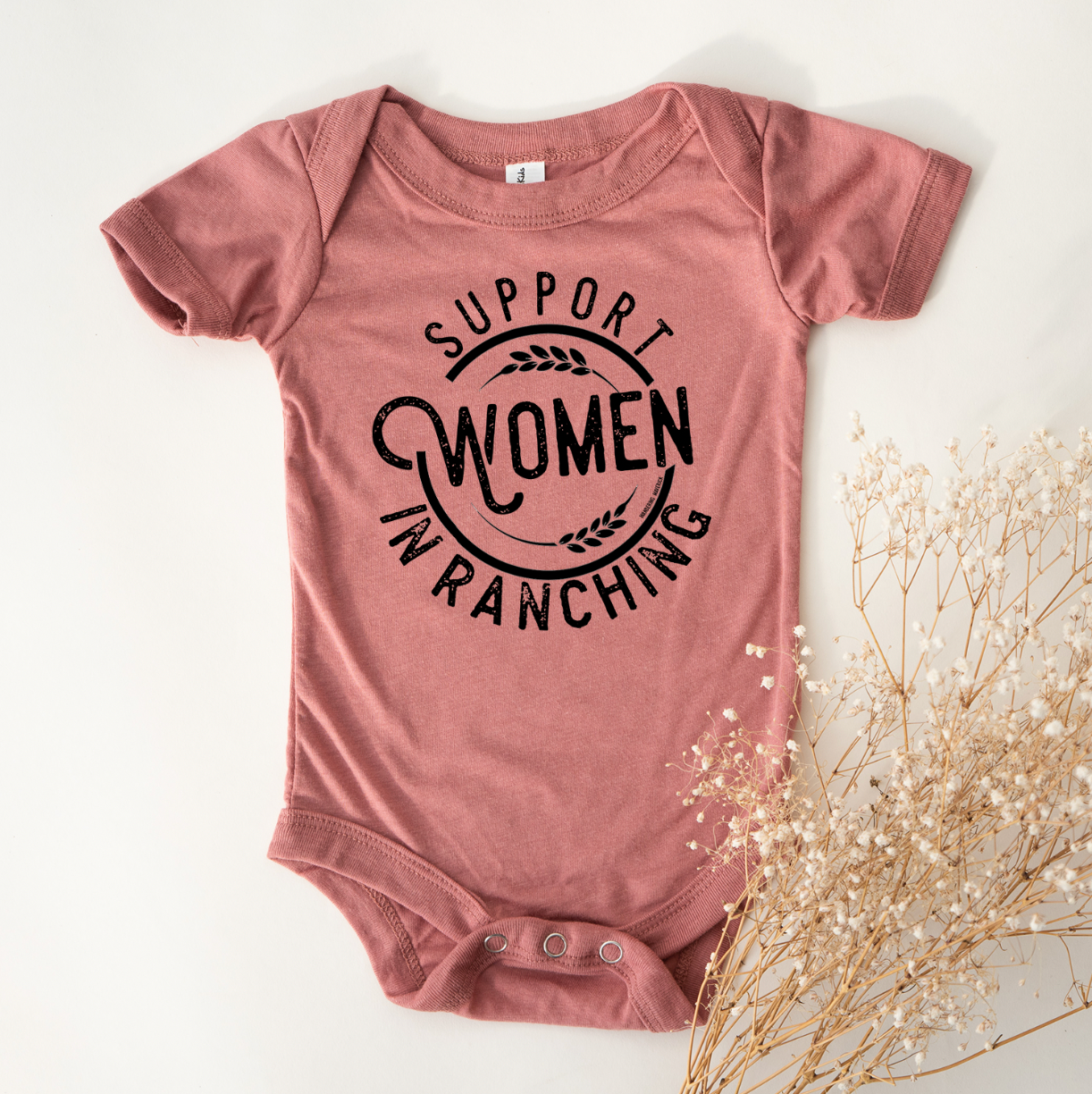 Support Women In Ranching One Piece/T-Shirt (Newborn - Youth XL) - Multiple Colors!