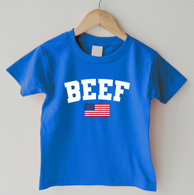 Beef Flag One Piece/T-Shirt (Newborn - Youth XL) - Multiple Colors!