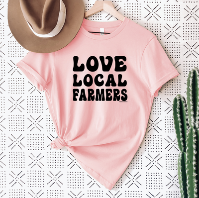 Love Local Farmers Black Ink T-Shirt (XS-4XL) - Multiple Colors!