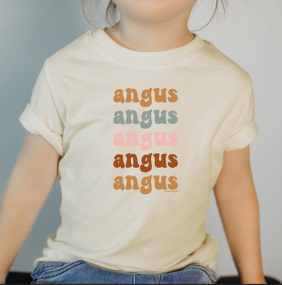 Groovy Angus One Piece/T-Shirt (Newborn - Youth XL) - Multiple Colors!