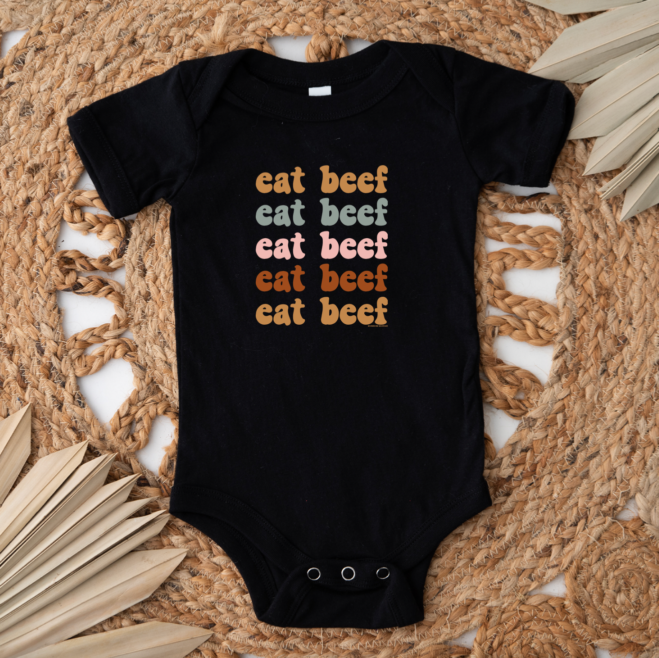 Groovy Eat Beef One Piece/T-Shirt (Newborn - Youth XL) - Multiple Colors!