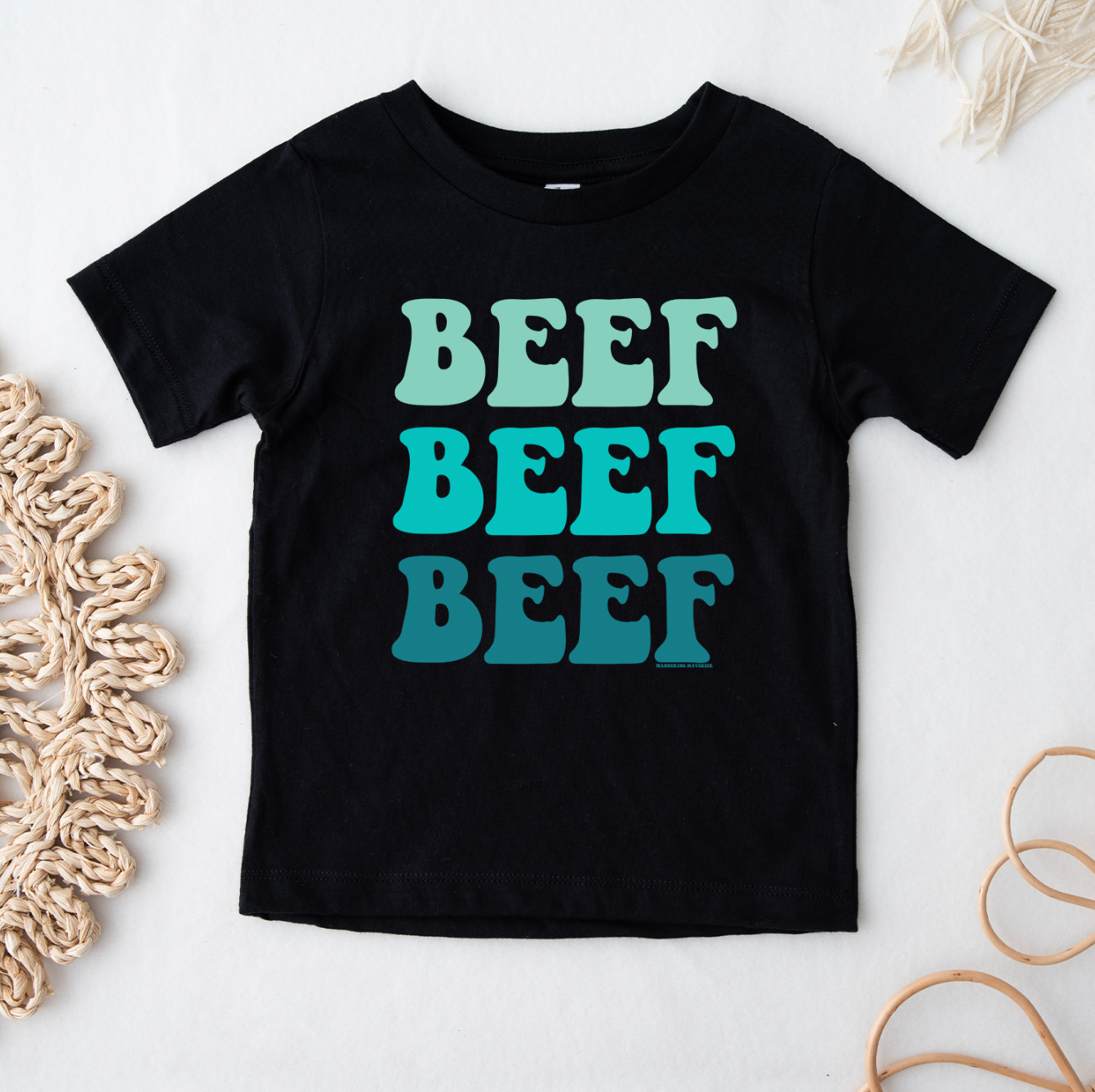 Funky Beef Blue One Piece/T-Shirt (Newborn - Youth XL) - Multiple Colors!