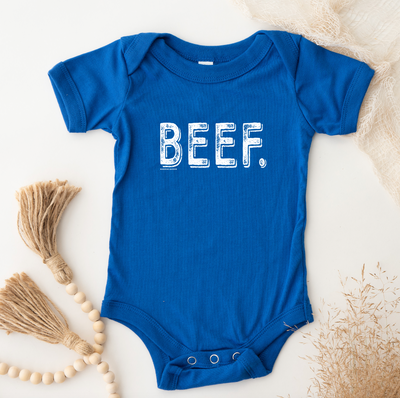 Distressed Beef One Piece/T-Shirt (Newborn - Youth XL) - Multiple Colors!