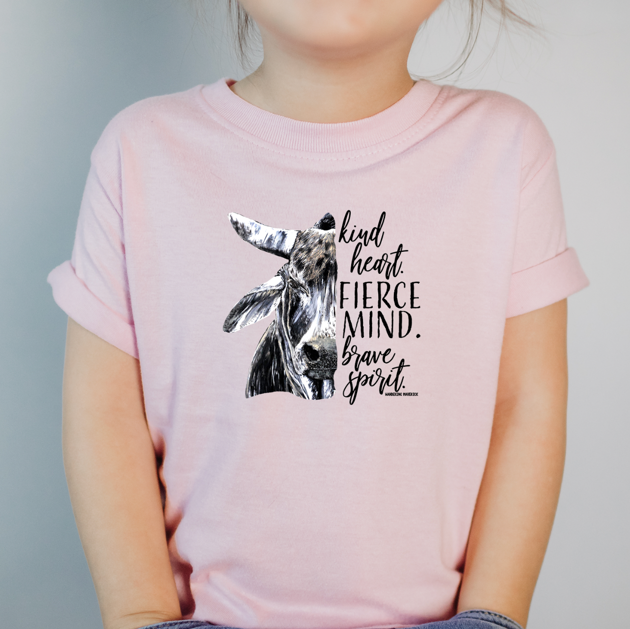 Kind Heart Fierce Mind Brave Spirit One Piece/T-Shirt (Newborn - Youth XL) - Multiple Colors!