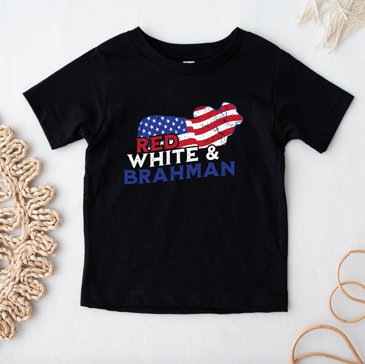 Red White & Brahman One Piece/T-Shirt (Newborn - Youth XL) - Multiple Colors!
