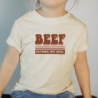 Retro Beef One Piece/T-Shirt (Newborn - Youth XL) - Multiple Colors!