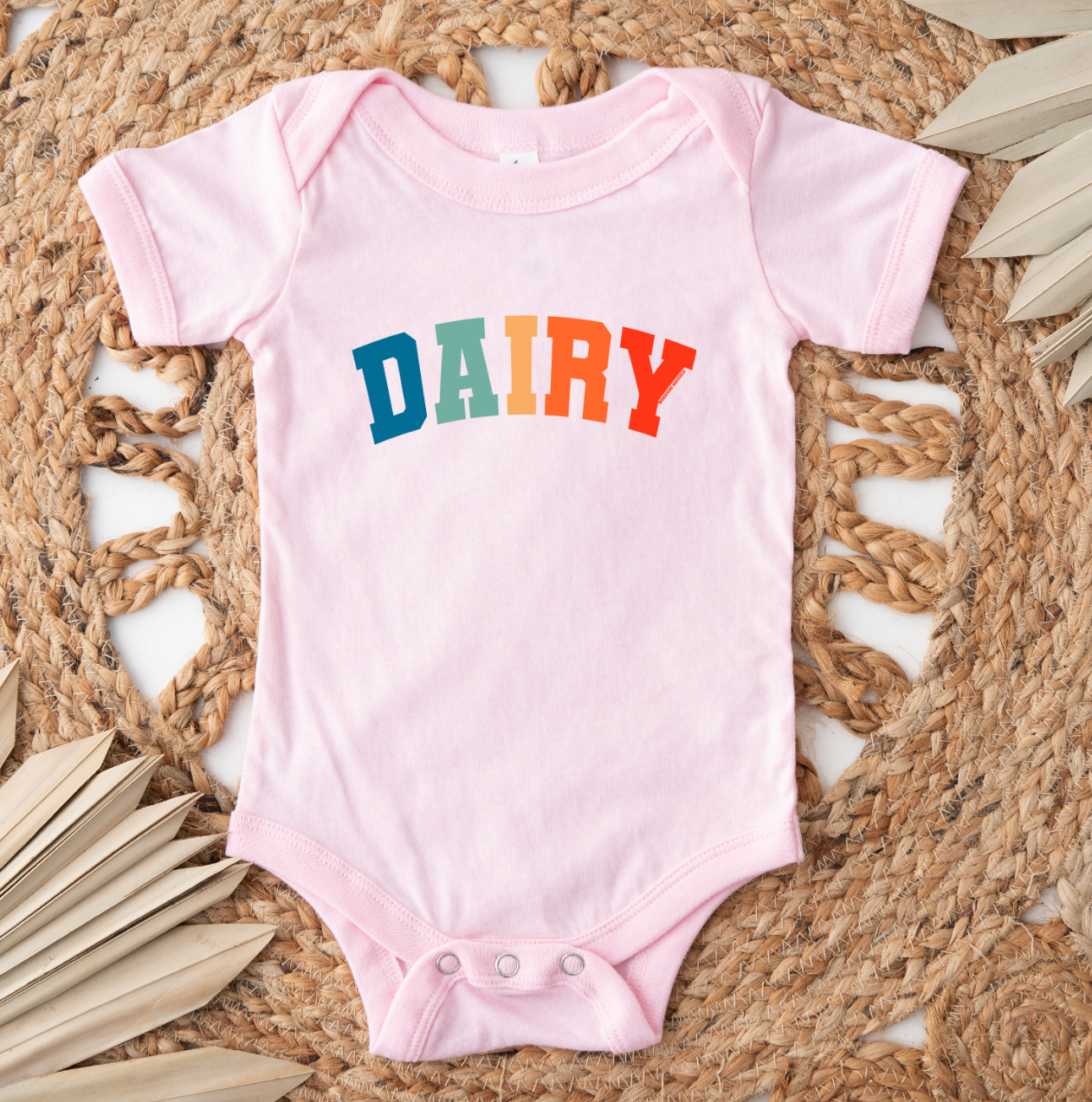 Varsity Dairy Color One Piece/T-Shirt (Newborn - Youth XL) - Multiple Colors!