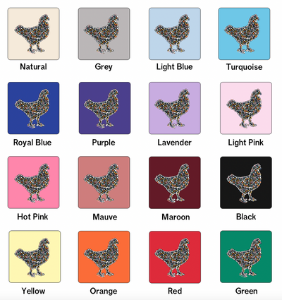 Colorful Cheetah Chicken One Piece/T-Shirt (Newborn - Youth XL) - Multiple Colors!