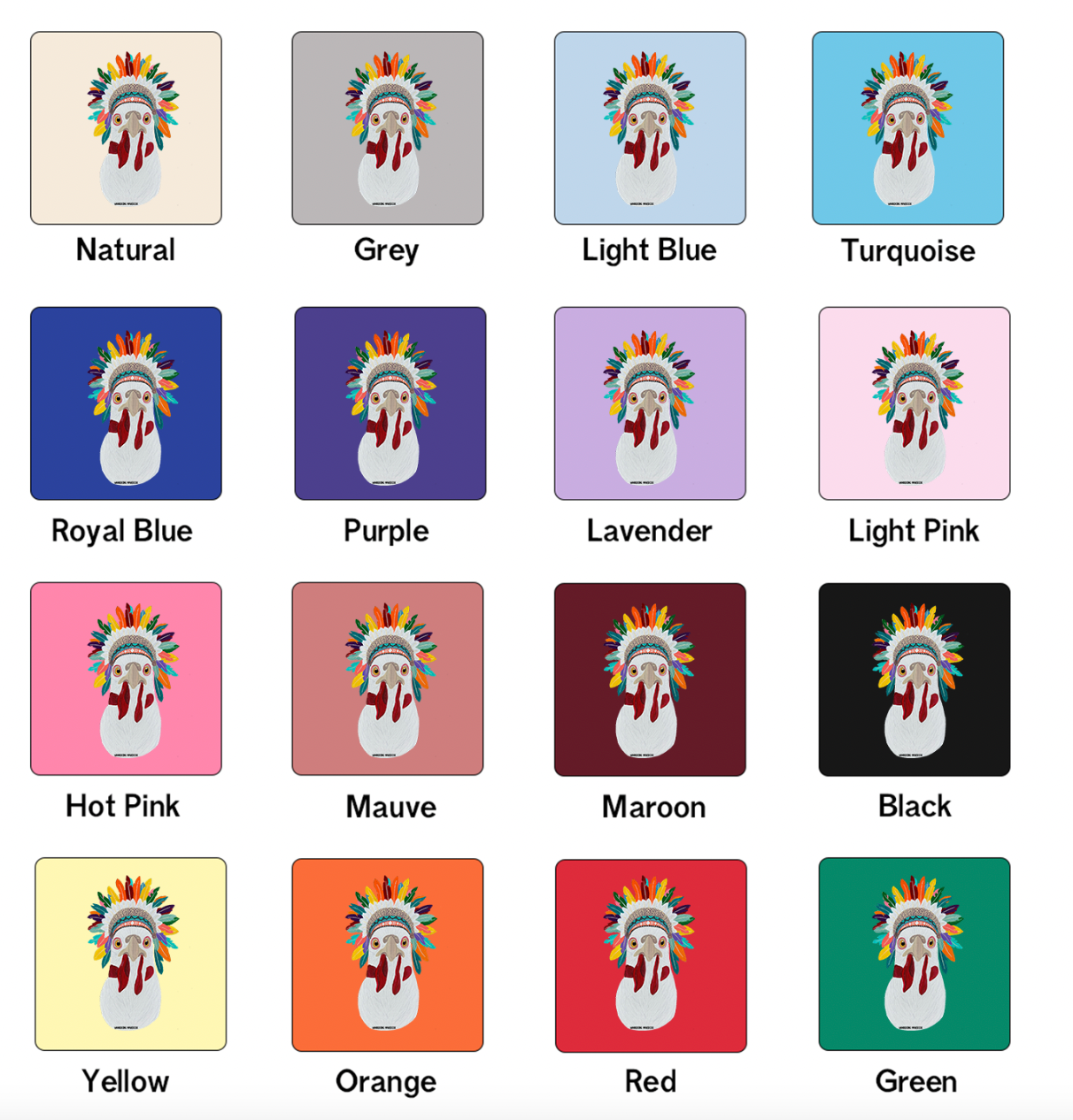Chicken Headdress One Piece/T-Shirt (Newborn - Youth XL) - Multiple Colors!