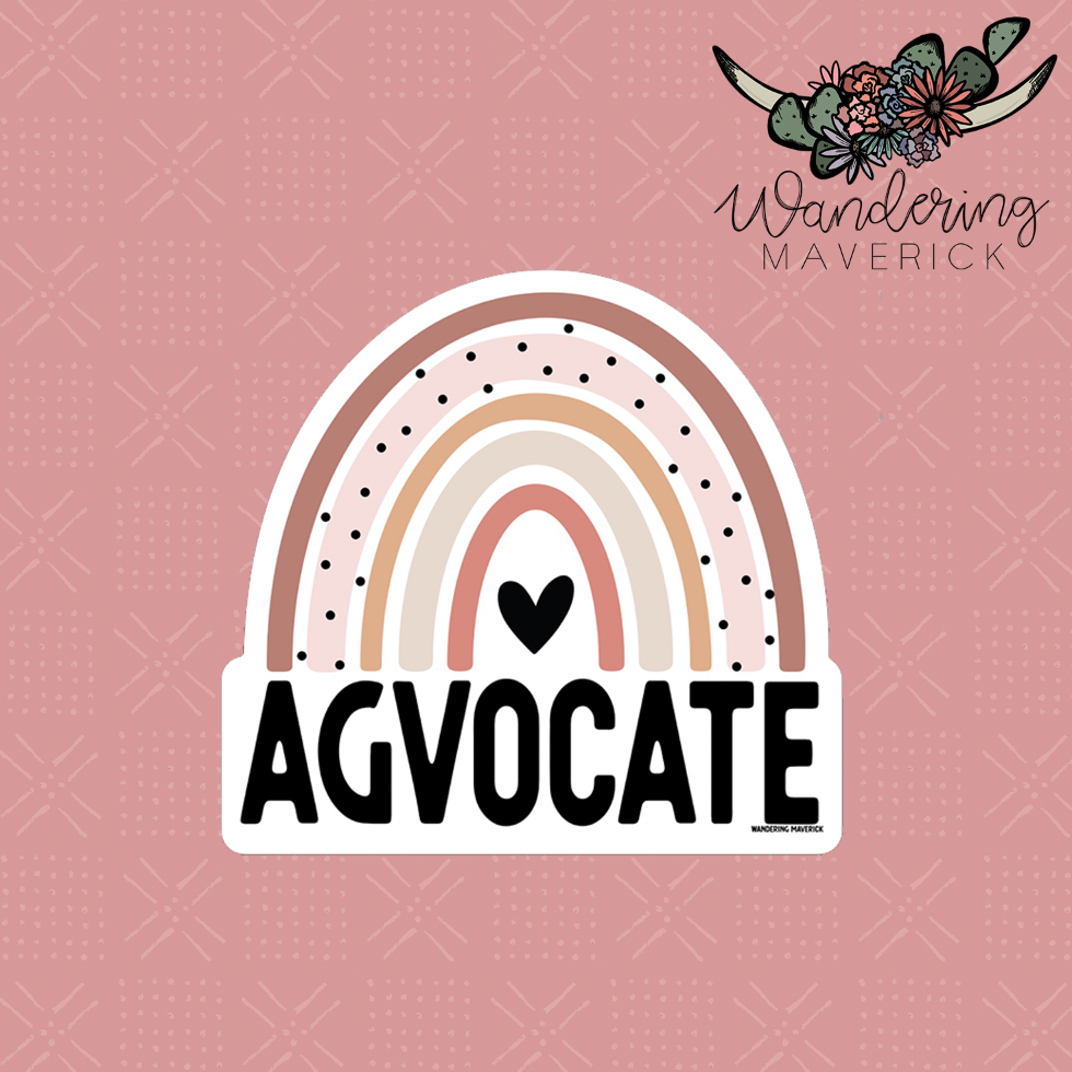 Agvocate Rainbow Sticker