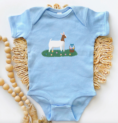 Easter Goat One Piece/T-Shirt (Newborn - Youth XL) - Multiple Colors!