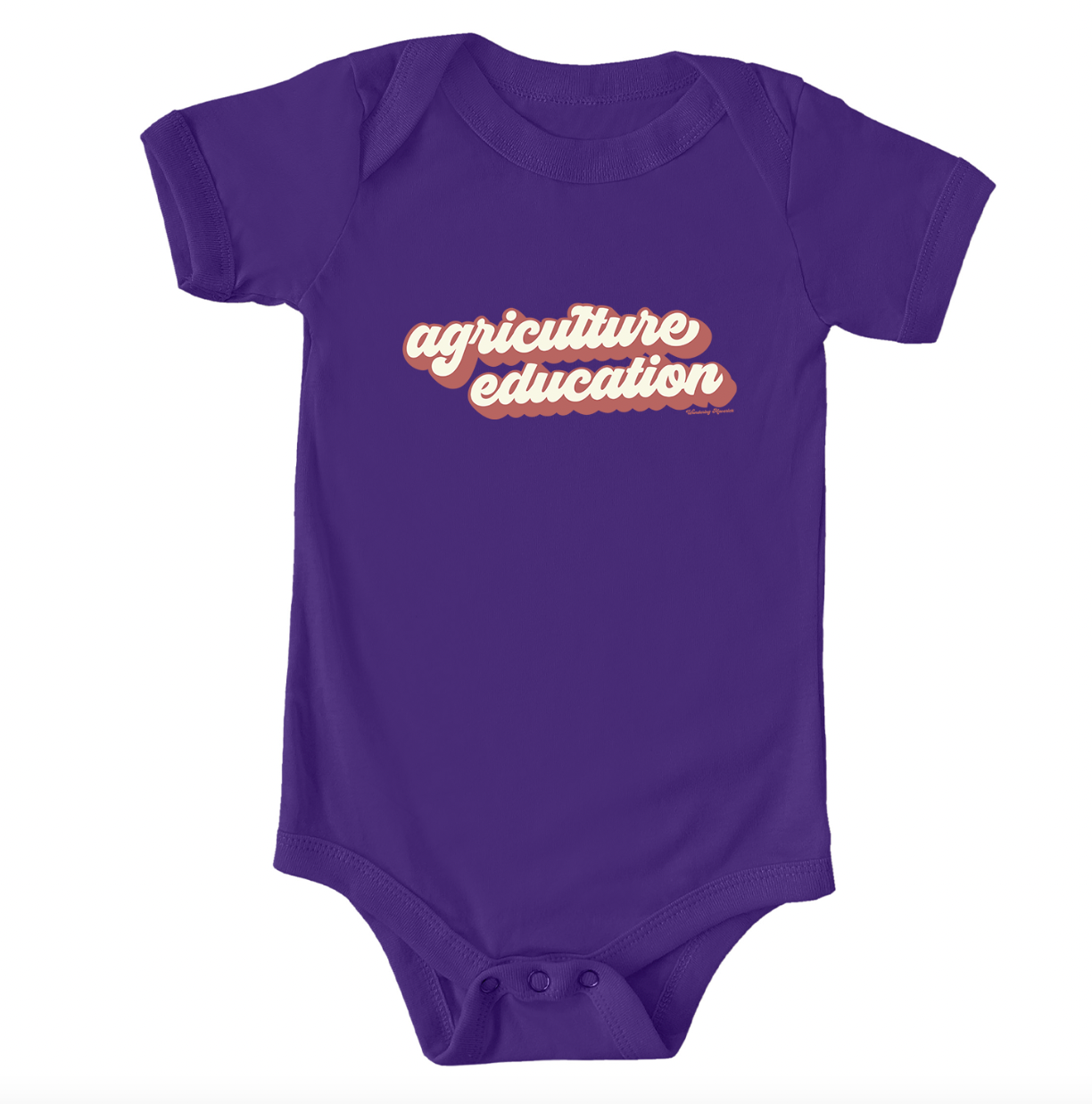 Retro Agriculture Education One Piece/T-Shirt (Newborn - Youth XL) - Multiple Colors!