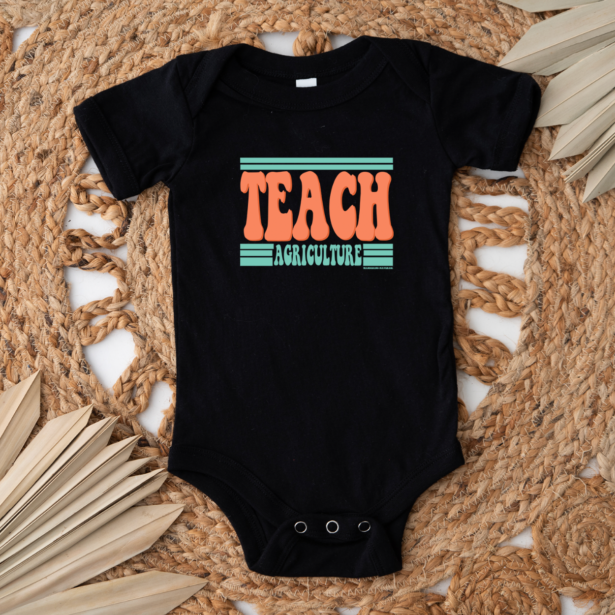 Retro Teach Agriculture One Piece/T-Shirt (Newborn - Youth XL) - Multiple Colors!