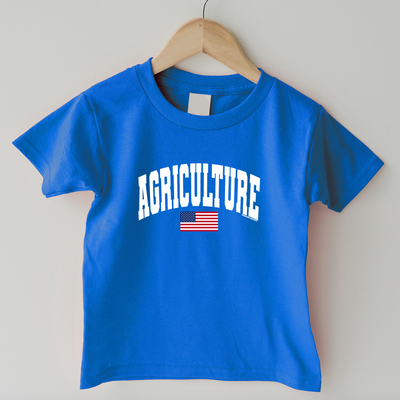 Agriculture Flag One Piece/T-Shirt (Newborn - Youth XL) - Multiple Colors!