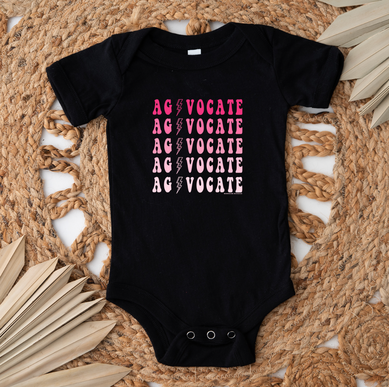 Agvocate Bolt Pink One Piece/T-Shirt (Newborn - Youth XL) - Multiple Colors!