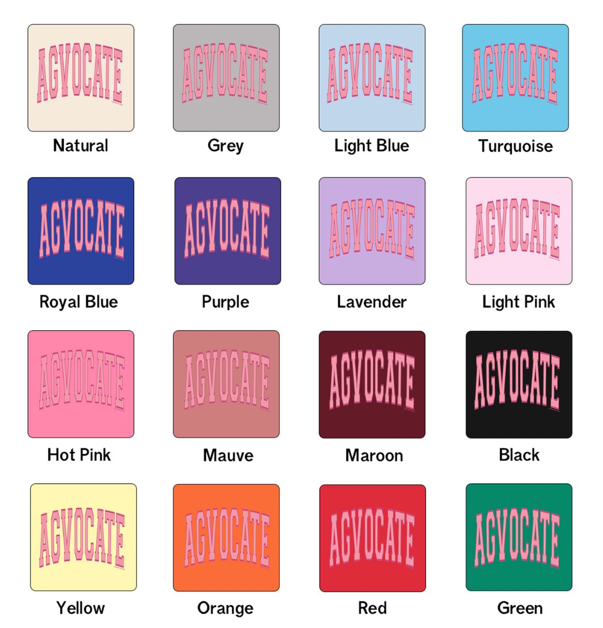 Big Varsity Agvocate Pink One Piece/T-Shirt (Newborn - Youth XL) - Multiple Colors!