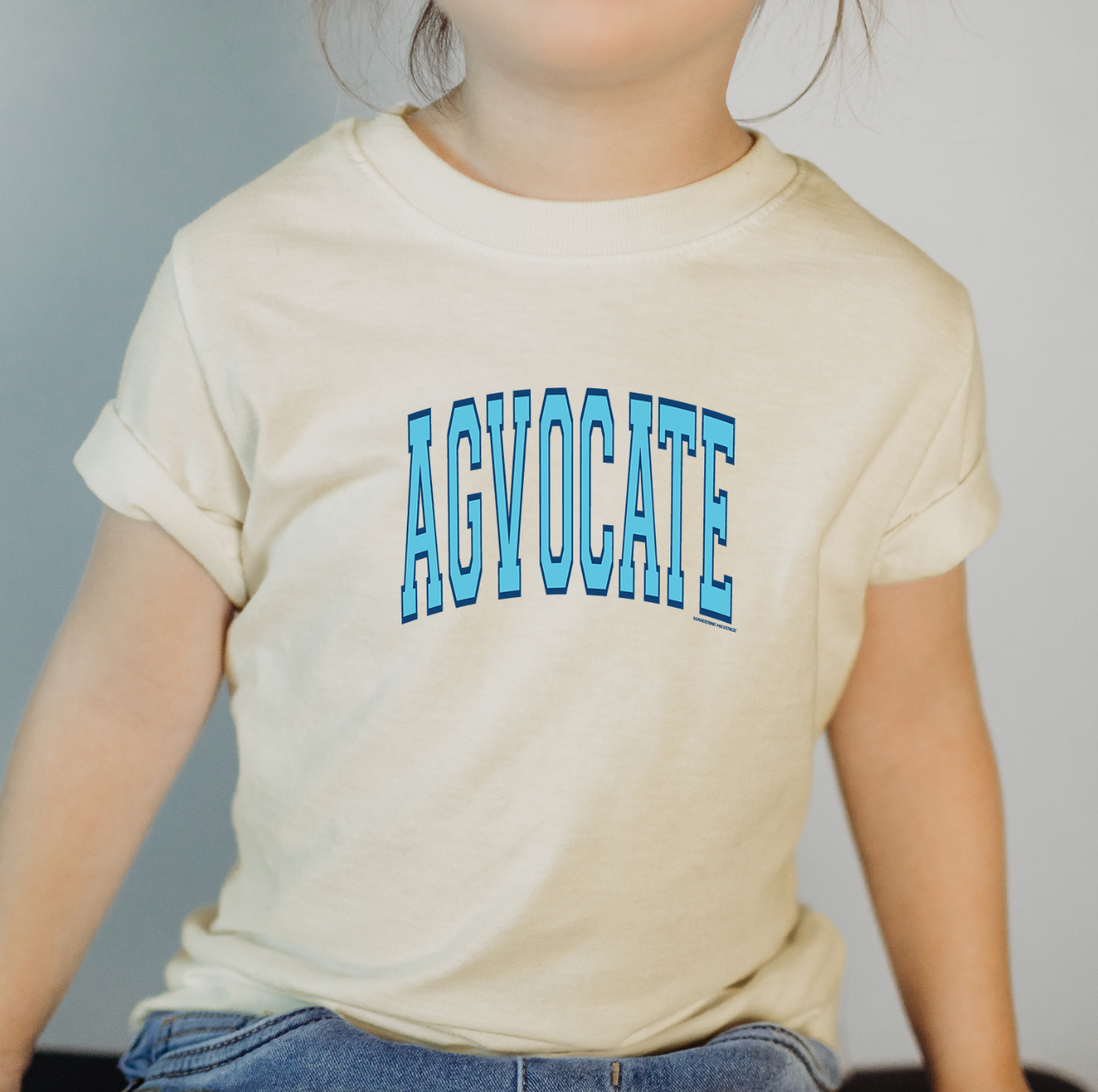 Big Varsity Agvocate Blue One Piece/T-Shirt (Newborn - Youth XL) - Multiple Colors!