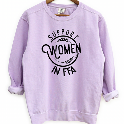 Support Women in FFA Crewneck (S-4XL) - Multiple Colors!